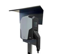 Ladesäule Standsäule Standfuß Stele für Wallbox ABL EMH1 mit Regenschutz