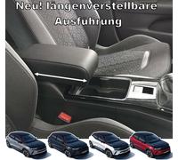 Längenverstellbare Mittelarmlene für OPEL MOKKA B Eco-Leder schwarz TOP Qualität