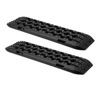 LALABU 2 Stücke Sandbleche Sandboard,10 Tonnen Anfahrhilfe Recovery Board Tracks,Anfahrhilfe Traktionsmatte Offroad für Geländewagen, Wohnmobil, PKW und LKW