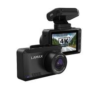 LAMAX T10 Real 4K Dashcam mit GPS, Radarwarnung (50 Länder), WiFi + Mobile App, Weitwinkelaufnahmen 170°, Magnethalterung, 2,45“ Display, Full HD 60 FPS, zusätzliche rückwärtige Kamera