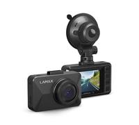 LAMAX T3, Einfach zu bedienende Autokamera mit echtem Full HD, Automatischem, Manuellem Schussschutz, langlebigem Superkondensator, Praktischer Saughalter, Deutsches Menü