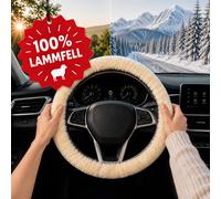 Walser Lenkradhülle Lammfell beige 1-teilig Lenkradhülle