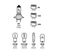 Lampa Kit Ersatzlampen 8 St., Halogen H7 - 12V