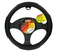Lenkradbezug Lenkradhülle Lenkradschoner 37-39cm PU Leder Kuro Schwarz