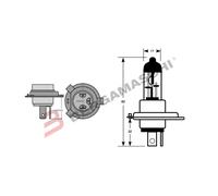 Lampe OSRAM H4 LED P43T Night Braker Genehmigt Motorrad 12V Ledt Breaker