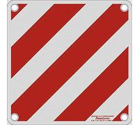 LANCO Automotive Vematro - Offizielle Warntafel für Italien mit Typengenehmigung, weiß/rot, 500x500mm aus stabilem Alu-Blech mit Ösen