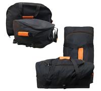 LANCO Dachbox Taschen Set - 49x60x30cm & 60x35x30cm - Robuster Organizer | Dachboxtaschen mit Klick-Befestigung, Tragegriff & Reißverschluss. Als Rucksack oder Reisetasche im Auto verwendbar.