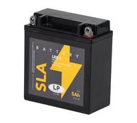 LANDPORT Batterie 12 V 5 Ah (YB5L-B (S)) [wartungsfrei & versiegelt] kompatibel für Malaguti, Simson, Yamaha