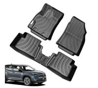 LANGBEAN Fußmatten für Toyota Yaris Cross Hybrid 2026 2025 2024 2023 2022 2021, Fussmatten Original Yaris Cross aus TPE mit Hohem Rand, Rutschfestes und Wasserdichtes Zubehör, Schwarz (3 Stück)