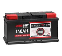 LANGZEIT AGM Batterie 140Ah 12V Solarbatterie Wohnmobil Batterie Bootsbatterie Mover Deep Cycle AGM zyklenfest wartungsfrei ersetzt 120Ah 130Ah
