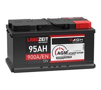 LANGZEIT AGM Batterie 95Ah 12V 900A/EN Start-Stop Autobatterie VRLA Batterie