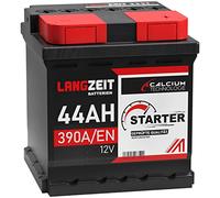 LANGZEIT Autobatterie 44Ah 12V 390A/EN ersetzt Batterie 36Ah 38Ah 40Ah 42Ah