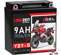 LANGZEIT YB9-B GEL Motorradbatterie 50914 12V 9AH 190A/EN CB9-B EB9-B 12N9-4B1