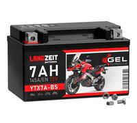 LANGZEIT YTX7A-BS Motorrad GEL Batterie 12V 7Ah 50615 Batterie ETX7A-BS CTX7A-BS