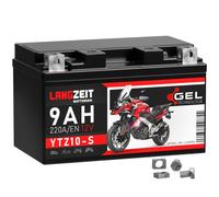 Langzeit YTZ10-S GEL Motorradbatterie 12V 9Ah YTZ10S CTZ10-S 50901 GTZ10-S 50922