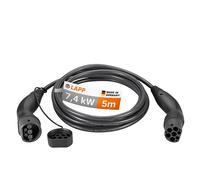 LAPP 61780 - Typ 2 Kabel, Standard, 7,4 kW, 32 A, 1-Phase, 5 m, schwarz LAPP