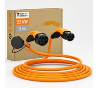 Lapp Mobility Helix Ladekabel Typ 2 Mode 3 32 A 3-phasig bis zu 22 kW 3 m orange