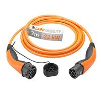 Lapp Mobility, Elektroauto Ladekabel, Standard Ladekabel Gen II Orange (Typ 2, 22 kW, 32 A, 7 m)