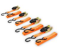 LAS Spanngurt 10301, 4 Stück, 500x2,5 cm, 250 daN