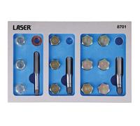 Laser Werkzeugen Ölablassschraube Reparatursatz 39pc Universal Eva Schaum Ablage