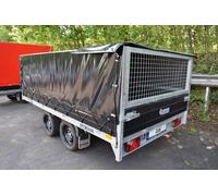 Laubgitterplane + Deichselhaube Plane für Laubgitter 60cm Saris Anhänger 276 150