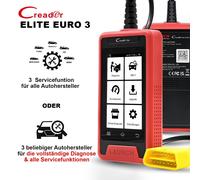 LAUNCH CRE Euro3 OBD2 Diagnosegerät für alle Steuergeräte +31 Service Funktionen