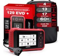 LAUNCH Europe CRP 129 EVO+ OBD2 Diagnosegerät Auto Auslesegerät Kfz-Diagnose EOBD Tester 4 Systemen Motor, ABS, SRS, Automatik Getriebe + 13 Service Funktionen mit Touchscreen WiFi Update/Android