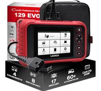 Launch CRP 129 EVO V3 OBD2 Diagnosegerät für PKW, 4-Systeme, 8 Services | Live-Daten, Auto VIN, Berichte, CAN FD/DoIP-Protokolle, BST-360/i-TPMS & Feedback