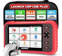 LAUNCH CRP129E Plus OBD2 Diagnosegerät Alle System Scanner mit 12 Reset, ABS/Einspritzdüsen-Codierung/Öl/Drosselklappe/EPB/DPF/SAS/TPMS Reset/Batterieabgleich, lebenslanges WiFi-Update, 2025 Modelle