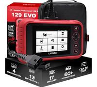 Launch Europe CRP 129 EVO+ V3 OBD2 Diagnosegerät, 4-Systeme, 13 Services | Auto VIN, Live-Daten, Diagnoseberichte, CAN FD/DoIP, BST-360/i-TPMS Erweiterung, kostenlose Updates & Online-Feedback