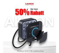 LAUNCH EV-Ladegeräte 11 kW AC Typ 2 Smart EV Ladestation 3 Phasen 400 V, 16 A App, RFID und OCPP unterstützt, kompatibel mit PV, Wallbox ohne Kabel