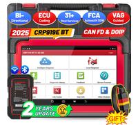 LAUNCH X431 CRP919E BT CAN FD DOIP Alle System-Autodiagnosetool ECU-Codierung Aktiver Test 31, Reset DBScar VII Auto-OBD-Scanner LAUNCH CRP919E BT