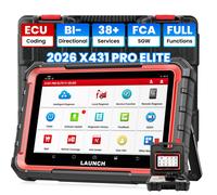 LAUNCH X431 PRO ELITE 8 Zoll deutsches Autodiagnosetool Auto-OBD-OBD2-Scanner Alle Systeme CAN FD/DOIP Aktiver Test 31 Zurücksetzen der ECU-Codierung Global version