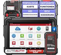 LAUNCH X431 PRO3 APEX OBD2 Diagnosegerät, Kfz-Scan-Tool für Mechaniker Online-Codierung, Topologiekarte, CAN FD & DoIP, 50+ Dienste, All-System-Diagnose, Leitfaden-Funktionen, FCA und Renault SGW