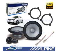 Lautsprecher ALPINE S2-S65C Lautsprecher Vorne 2 Vie 165mm 240W für Nissan Juke