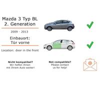 Lautsprecher Boxen Einbaupaket für Alpine SXE-1350S kompatibel mit Mazda3 Typ BL vorne | 250W Power 2X Hochtöner 2X Frequenzweiche