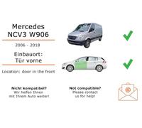 Lautsprecher Boxen Einbaupaket für Alpine SXE-1350S kompatibel mit Mercedes Sprinter W906 vorne | 250W Power 2X Hochtöner 2X Frequenzweiche