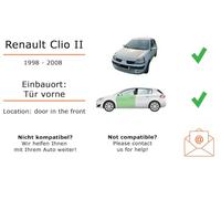 Lautsprecher Boxen Einbaupaket für Alpine SXE-1350S kompatibel mit Renault Clio 2 vorne | 250W Power 2X Hochtöner 2X Frequenzweiche