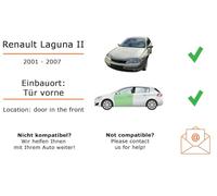 Lautsprecher Boxen Einbaupaket für Alpine SXE-1350S kompatibel mit Renault Laguna II vorne | 250W Power 2X Hochtöner 2X Frequenzweiche