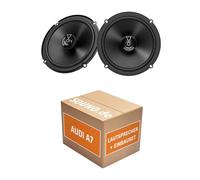 Lautsprecher Boxen Einbaupaket für JBL Club 3 64FSL kompatibel mit Audi A6 + Limousine vorne | 2X Tief-Mitteltöner mit integriertem Hochtöner 165W MAX