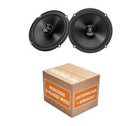 Lautsprecher Boxen Einbaupaket für JBL Club 3 64FSL kompatibel mit Mercedes C-Klasse W 202 + T-Modell/Kombi vorne | 2X Tief-Mitteltöner mit integriertem Hochtöner 165W MAX