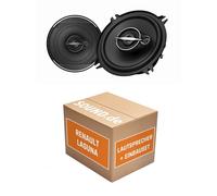 Lautsprecher Boxen Einbaupaket für Pioneer Pioneer TS-A1371F kompatibel mit Renault Laguna II hinten | 2X Tief-Mitteltöner mit integriertem Hochtöner 300W MAX