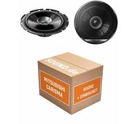 Lautsprecher Boxen Heck Pioneer TS-G1710F für Mitsubishi Carisma DA2A 2x Tief-Mi