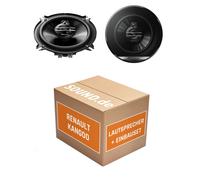 Lautsprecher Boxen hinten Pioneer TS-G1330F für Renault Kangoo Typ W 2x Tief-Mit