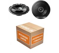 Lautsprecher Boxen hinten Pioneer TS-G1710F für Mitsubishi Lancer CS0 + Facelift