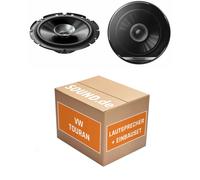 Lautsprecher Boxen hinten Pioneer TS-G1710F für VW Touran I 2x Tief-Mitteltöner