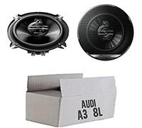 Lautsprecher Boxen Pioneer TS-G1330F - 13cm 3-Wege 130mm Triaxe 250W Auto Einbausatz - Einbauset passend für Audi A3 8L - justSOUND