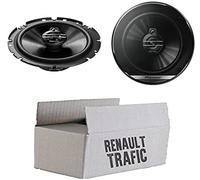 Lautsprecher Boxen Pioneer TS-G1730F - 16,5cm 3-Wege Koax Paar PKW 300WATT Koaxiallautsprecher Auto Einbausatz - Einbauset passend für Renault Trafic 2 Front Tür - justSOUND