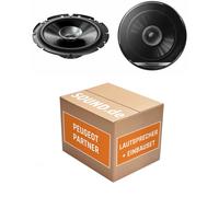 Lautsprecher Boxen vorne Pioneer TS-G1710F für Peugeot Partner Origin 2x Tief-Mi