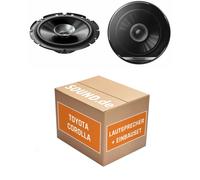Lautsprecher Boxen vorne Pioneer TS-G1710F für Toyota Corolla E210 2x Tief-Mitte